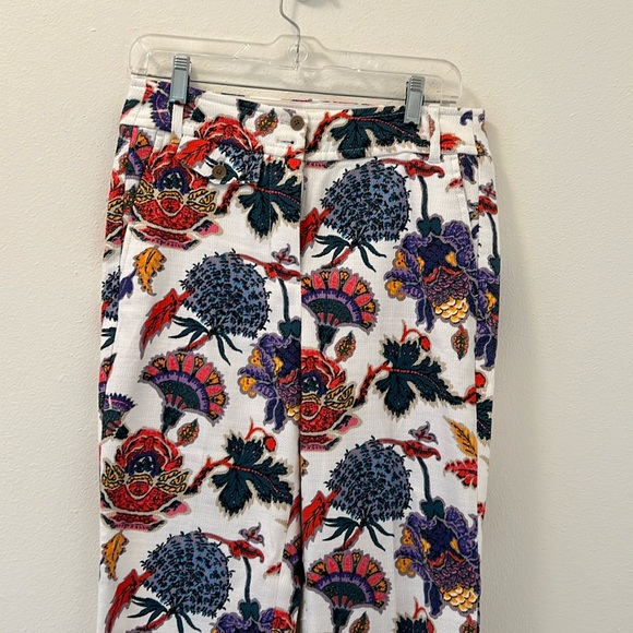 Kickout crop pant in paisley floral - Picture 2 of 6